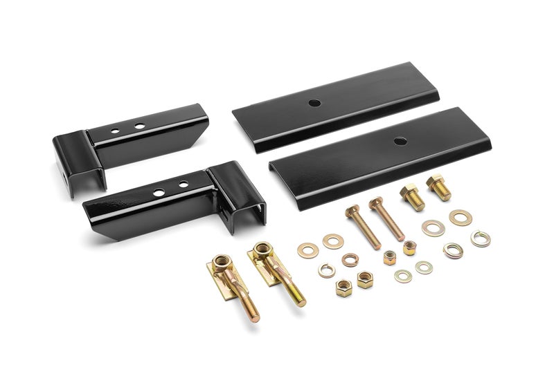 RealTruck BACKRACK Hardware Kit for use w/Standard Bed, Black, No Drill | 30122 | Fits 2019-2025 Chevrolet/GMC Silverado/Sierra 1500; 2022 Chevrolet Silverado 1500 LTD